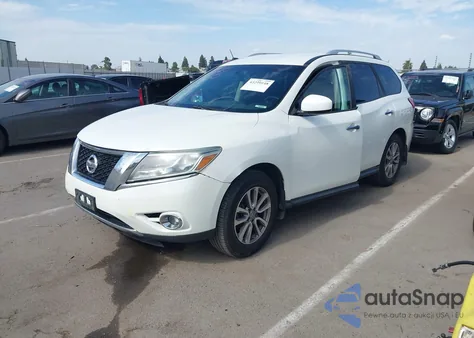 2015 Nissan Pathfinder Sv z USA, uszkodzony, nr VIN 5N1AR2MN9FC698736
